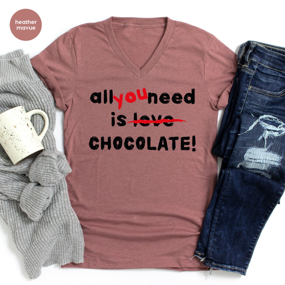 Anti Love Shirt, Chocolate T-Shirt, Anti Valentine's Day T-Shirt