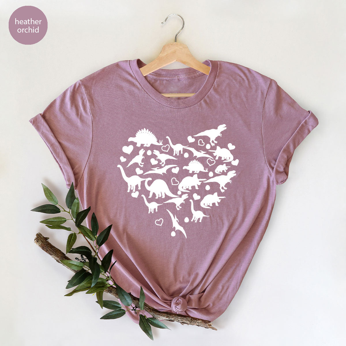 Dinosaur Shirt, Valentine Dinosaur T-Shirt, 2023 Valentine Gift