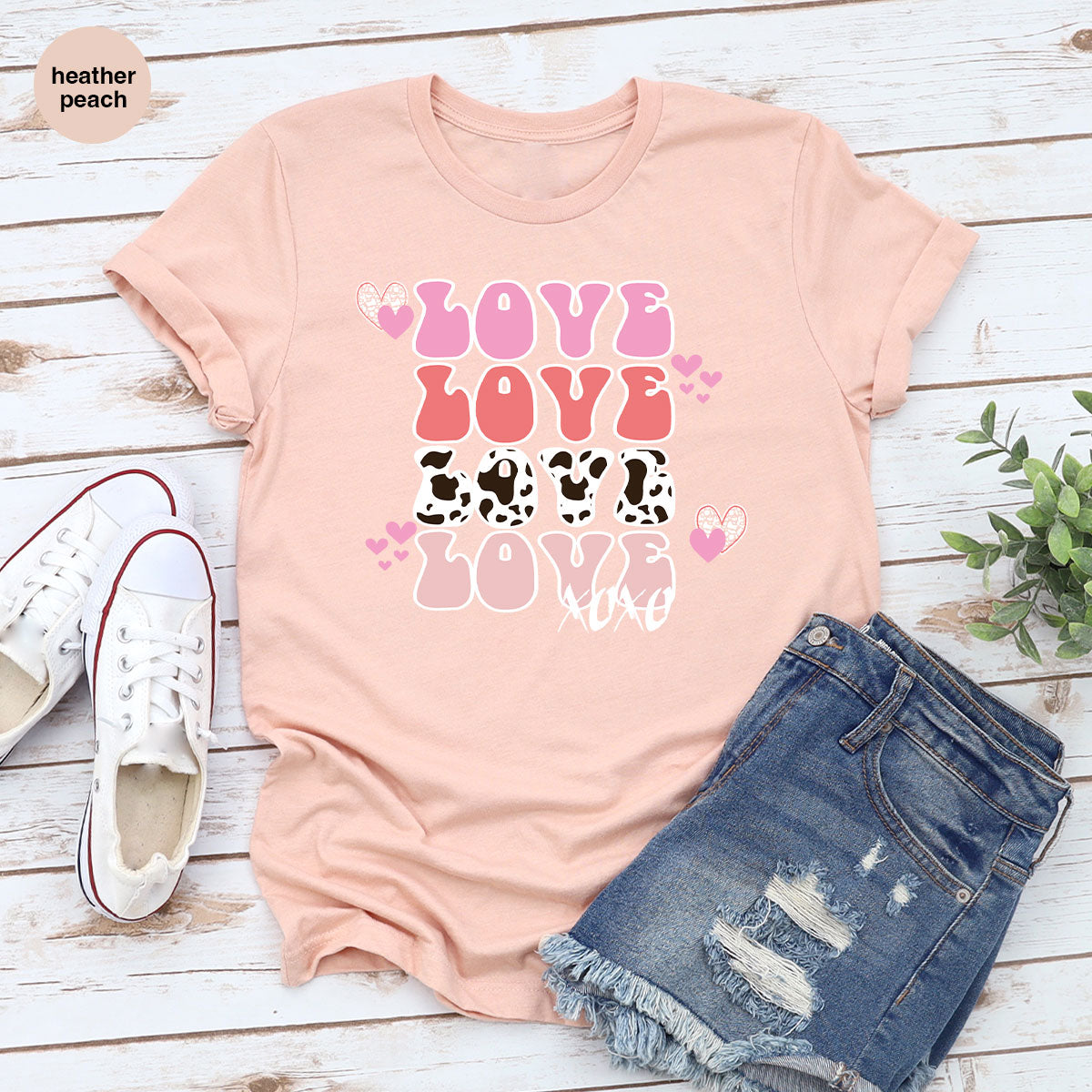 Love Shirt, Love Day T-Shirt, Valentine's Day Tee, 2023 Valentine's Day Gift