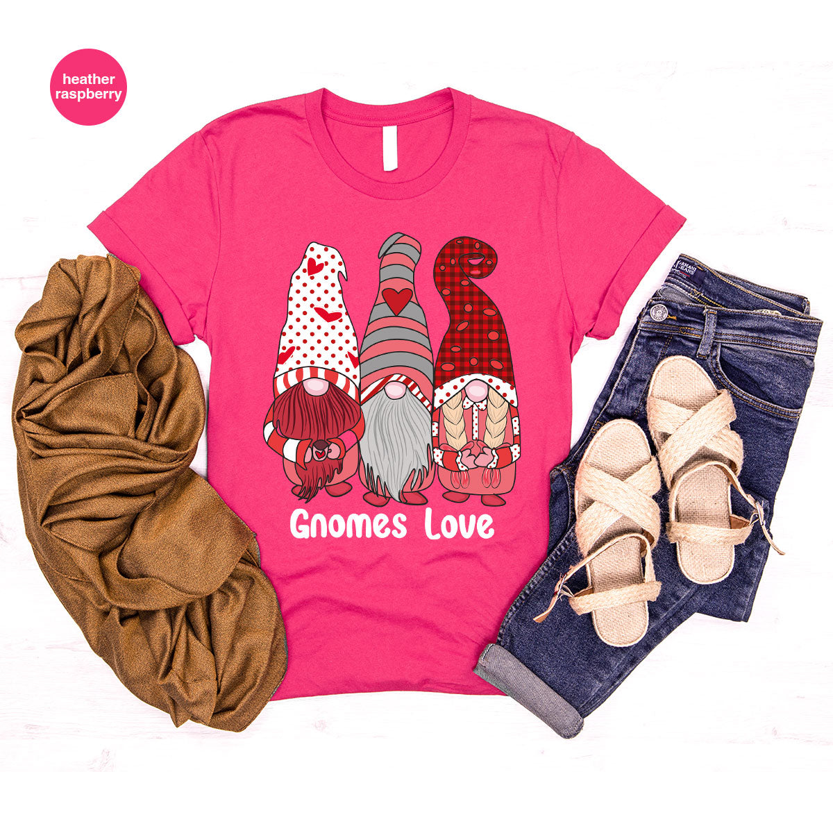 Gnomes Love Shirt, Love 4ever Shirt, Best Love T-Shirt, Valentine's Day Shirt 2023