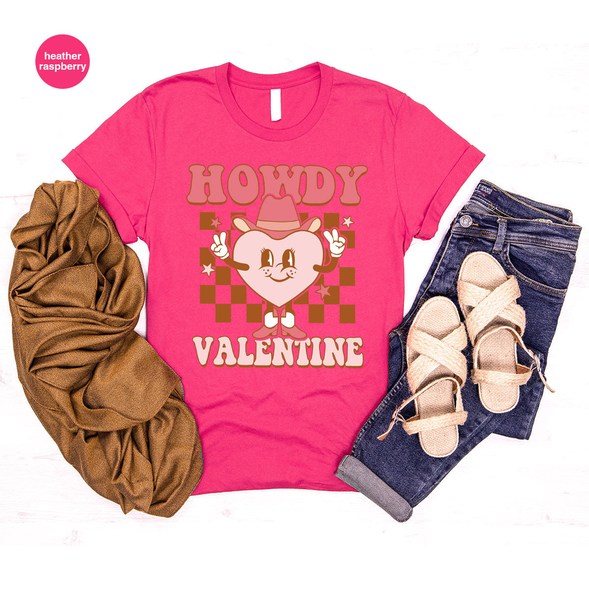 Howdy Valentine Shirt, 2023 Valentine's Day Shirt, Cute Feb 14 Tee