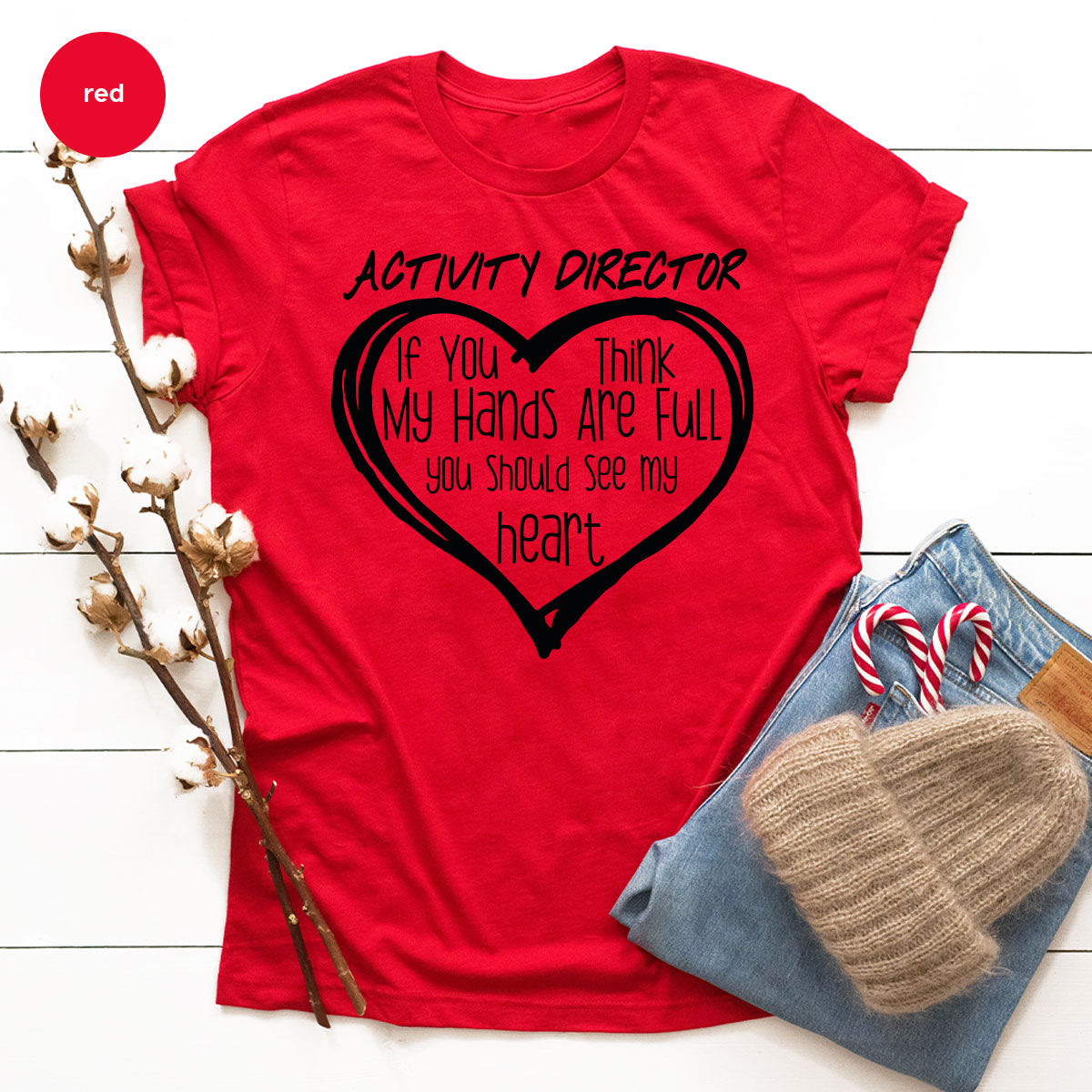 Activity Director Shirt, Love Shirt, Heart Shirt, Gift For Couples