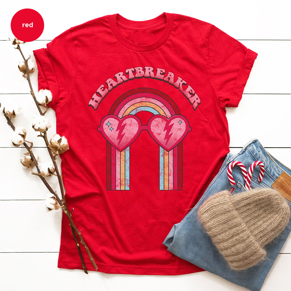 Heartbreaker Shirt, Anti Valentine's Day T-Shirt, Gift for Anti Love Shirt