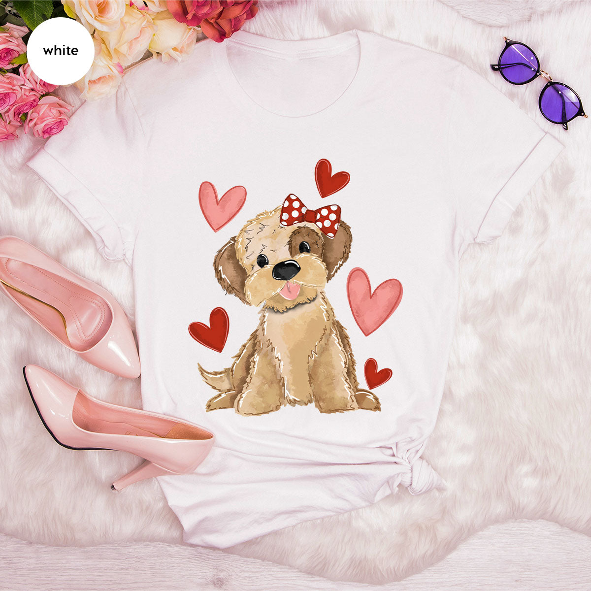 Sweet Dog Shirt, Valentine's Day Dog Lover Shirt, Pet T-Shirt, Pet Lover Tee