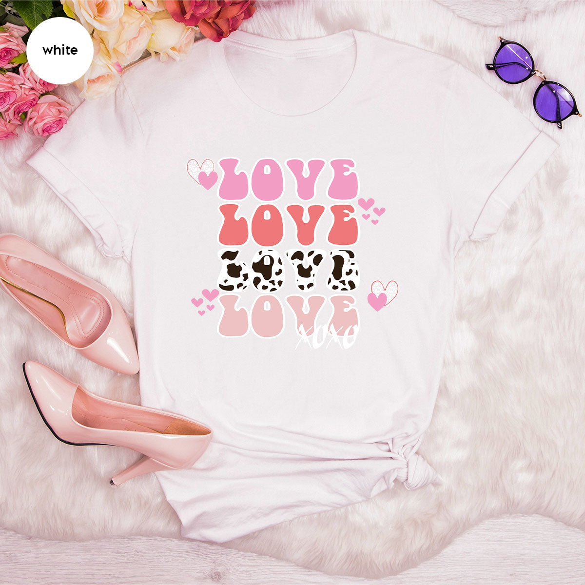 Love Shirt, Love Day T-Shirt, Valentine's Day Tee, 2023 Valentine's Day Gift