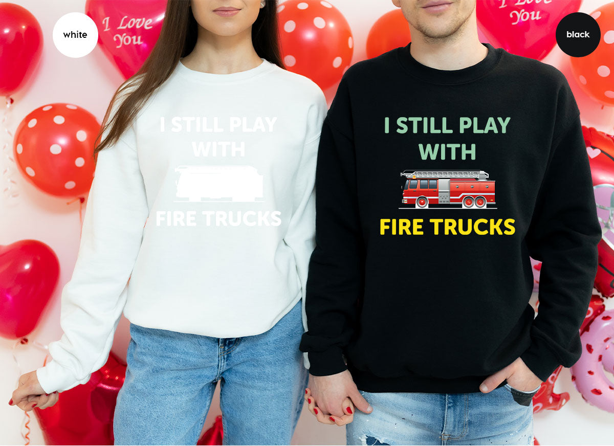 Fire Truck Shirt, Funny Fire Fighter T-Shirt, Fireman Tee