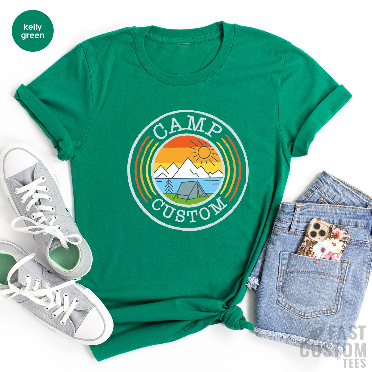 Custom Camp T-Shirt, Camping Shirt İdea, Personalized Camping Shirt