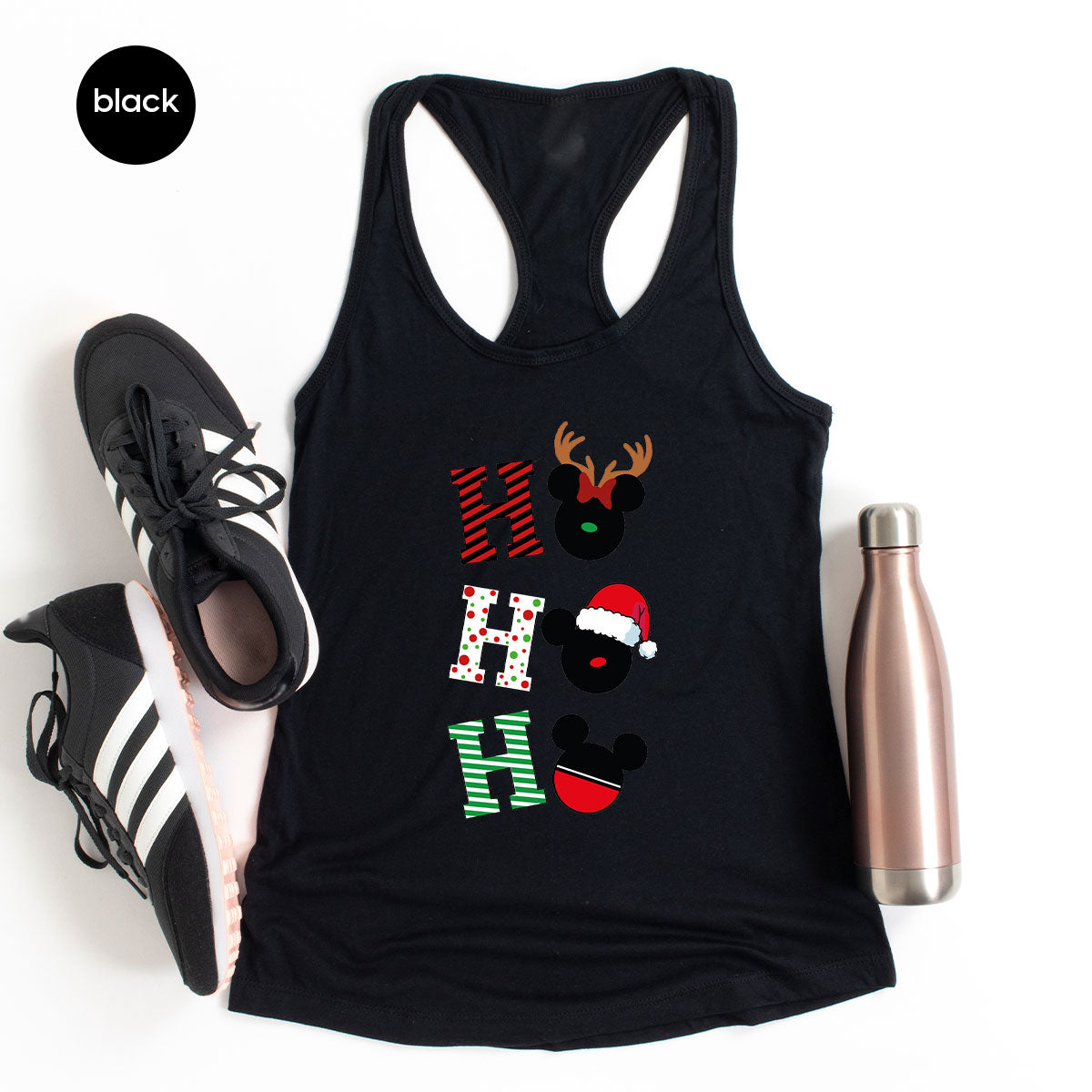 H For Christmas T-Shirt, Christmas Deer Shirt, Funny 2023 Christmas Tee For Family