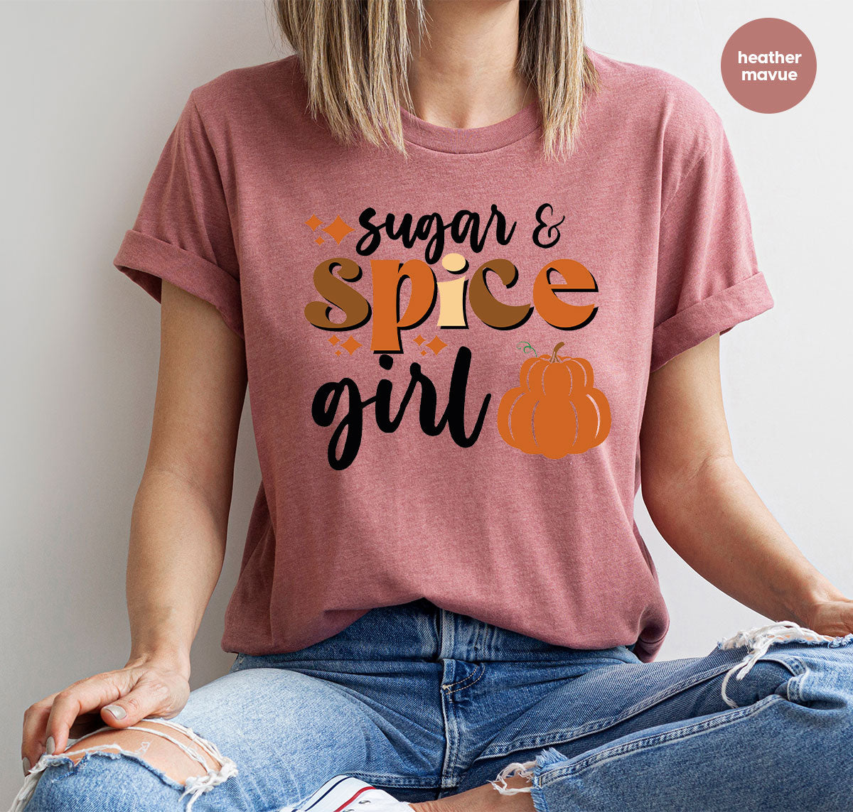 Spice Girl Shirt, 2022 Fall Shirt, Fall T-Shirt 2022, Fall Vibes Tee, Long-Short Sleeve Fall Shirt