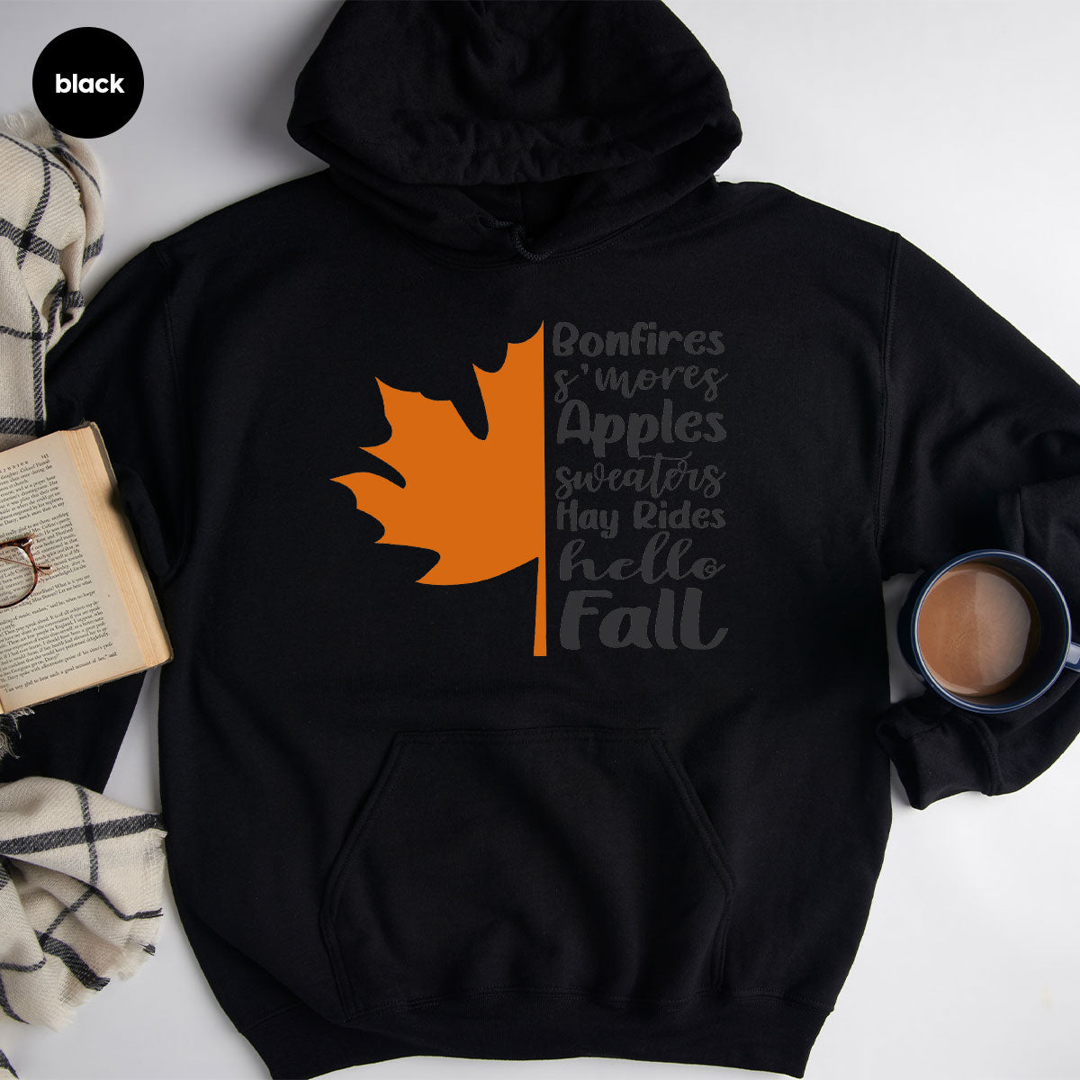 Fall Leaf T-Shirt, 2022 Fall Season Long Sleeve Shirt, Fall Short Sleeve Shirt, Fall Leaf Design