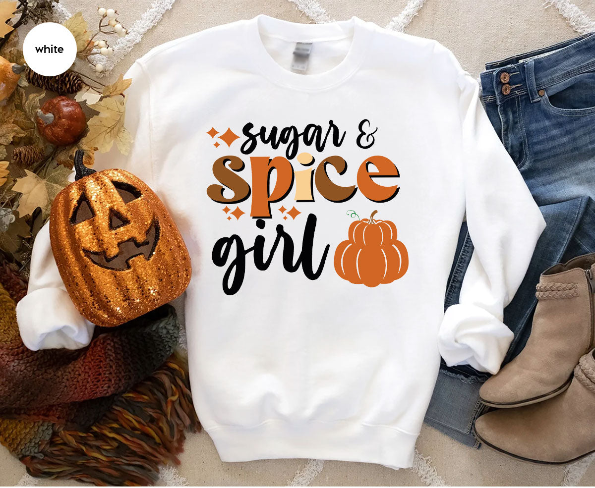 Spice Girl Shirt, 2022 Fall Shirt, Fall T-Shirt 2022, Fall Vibes Tee, Long-Short Sleeve Fall Shirt