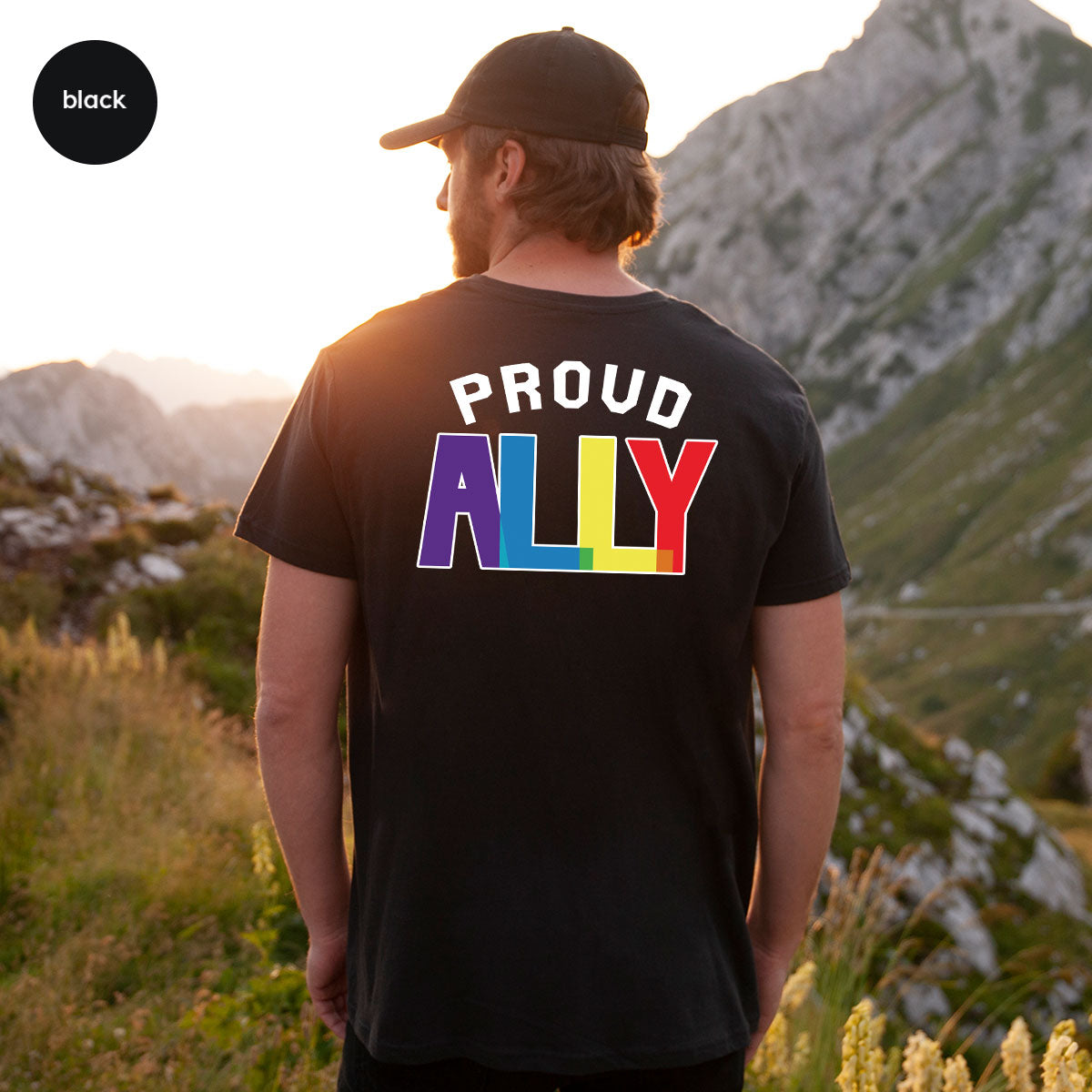 Proud Ally Shirt, LGBT Ally T-Shirt, LGBT Proud Tee