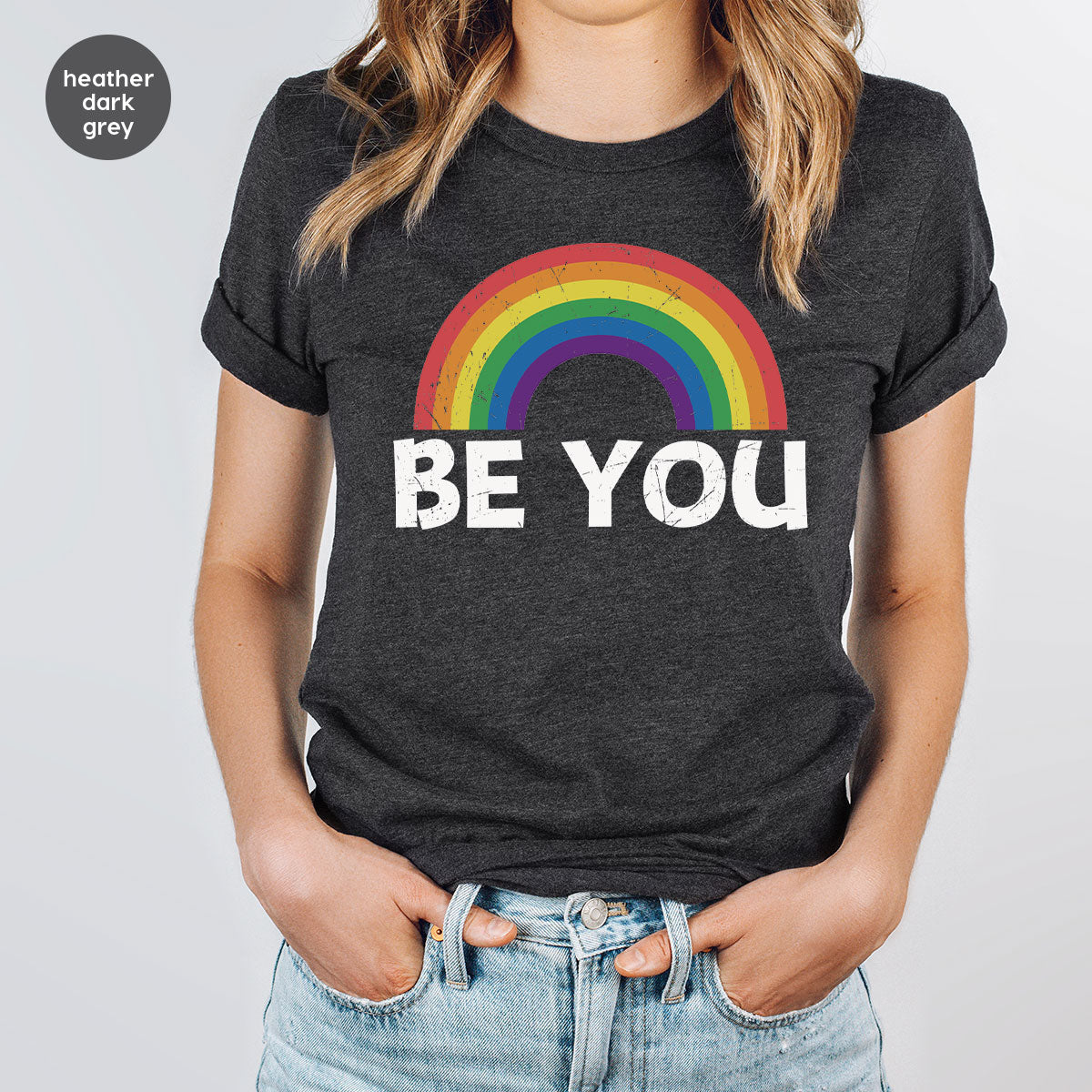 Rainbow T-Shirt, Be You Shirt, LGBT Pride Shirt, LGBT T-Shirt