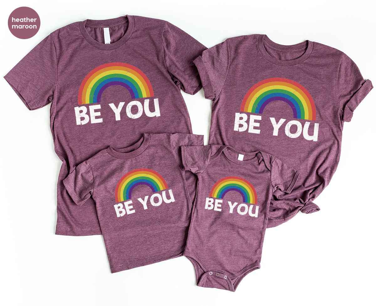 Rainbow T-Shirt, Be You Shirt, LGBT Pride Shirt, LGBT T-Shirt