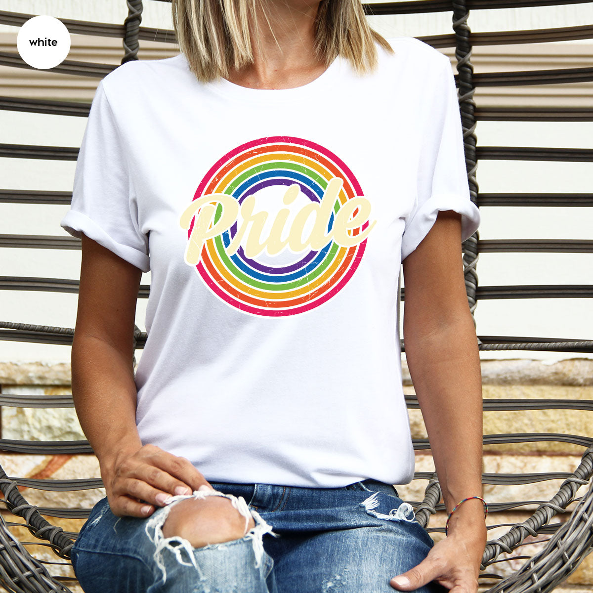 Pride Shirt, LGBT T-Shirt, Pride Tee, Rainbow Graphic Shirt