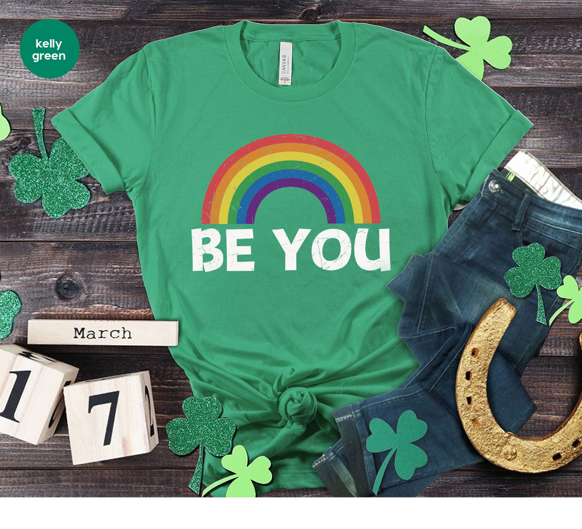 Rainbow T-Shirt, Be You Shirt, LGBT Pride Shirt, LGBT T-Shirt