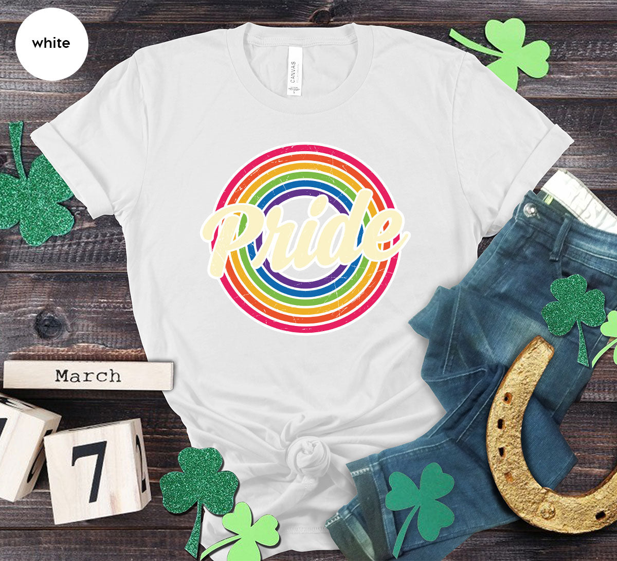 Pride Shirt, LGBT T-Shirt, Pride Tee, Rainbow Graphic Shirt