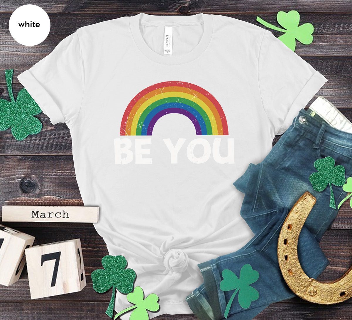 Rainbow T-Shirt, Be You Shirt, LGBT Pride Shirt, LGBT T-Shirt