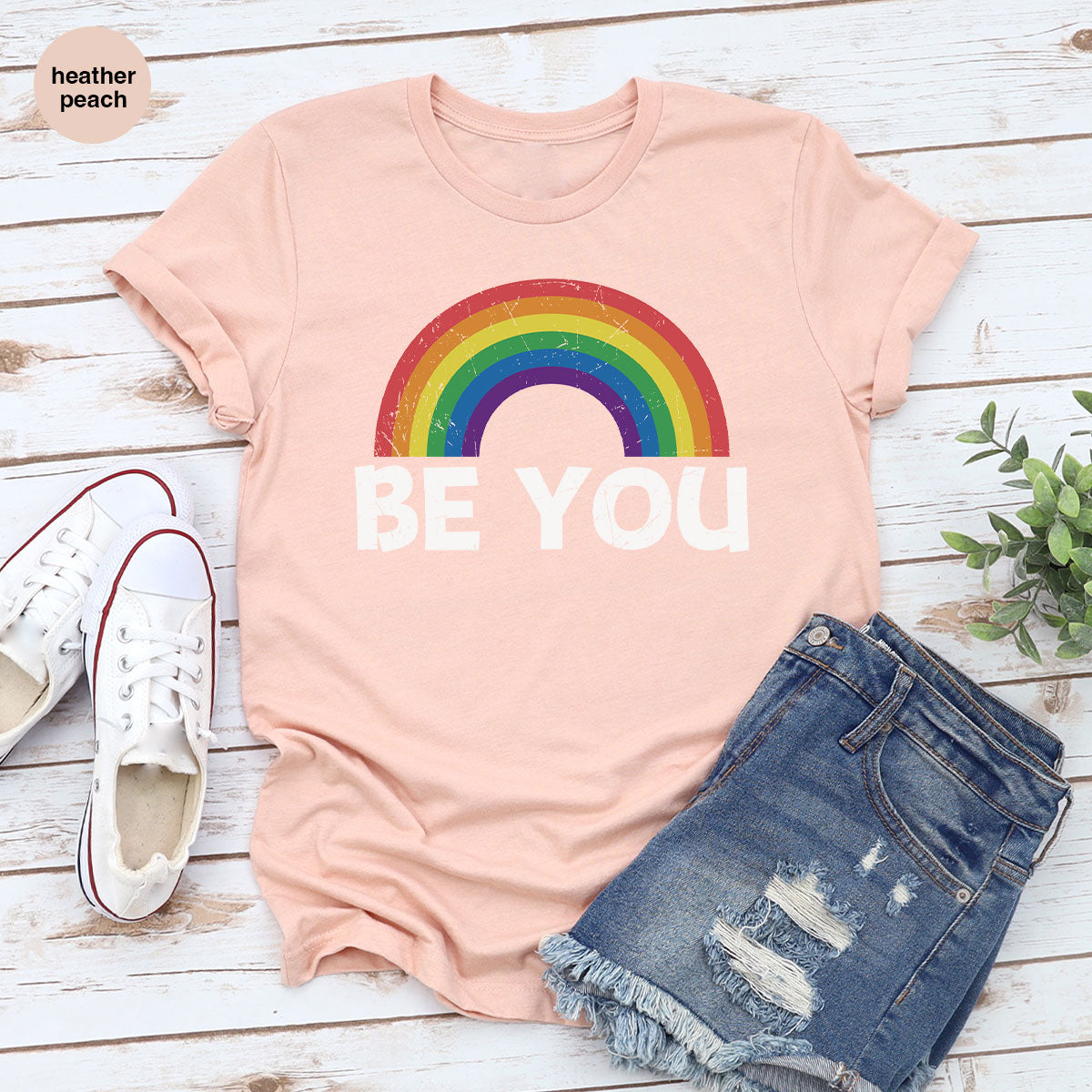 Rainbow T-Shirt, Be You Shirt, LGBT Pride Shirt, LGBT T-Shirt