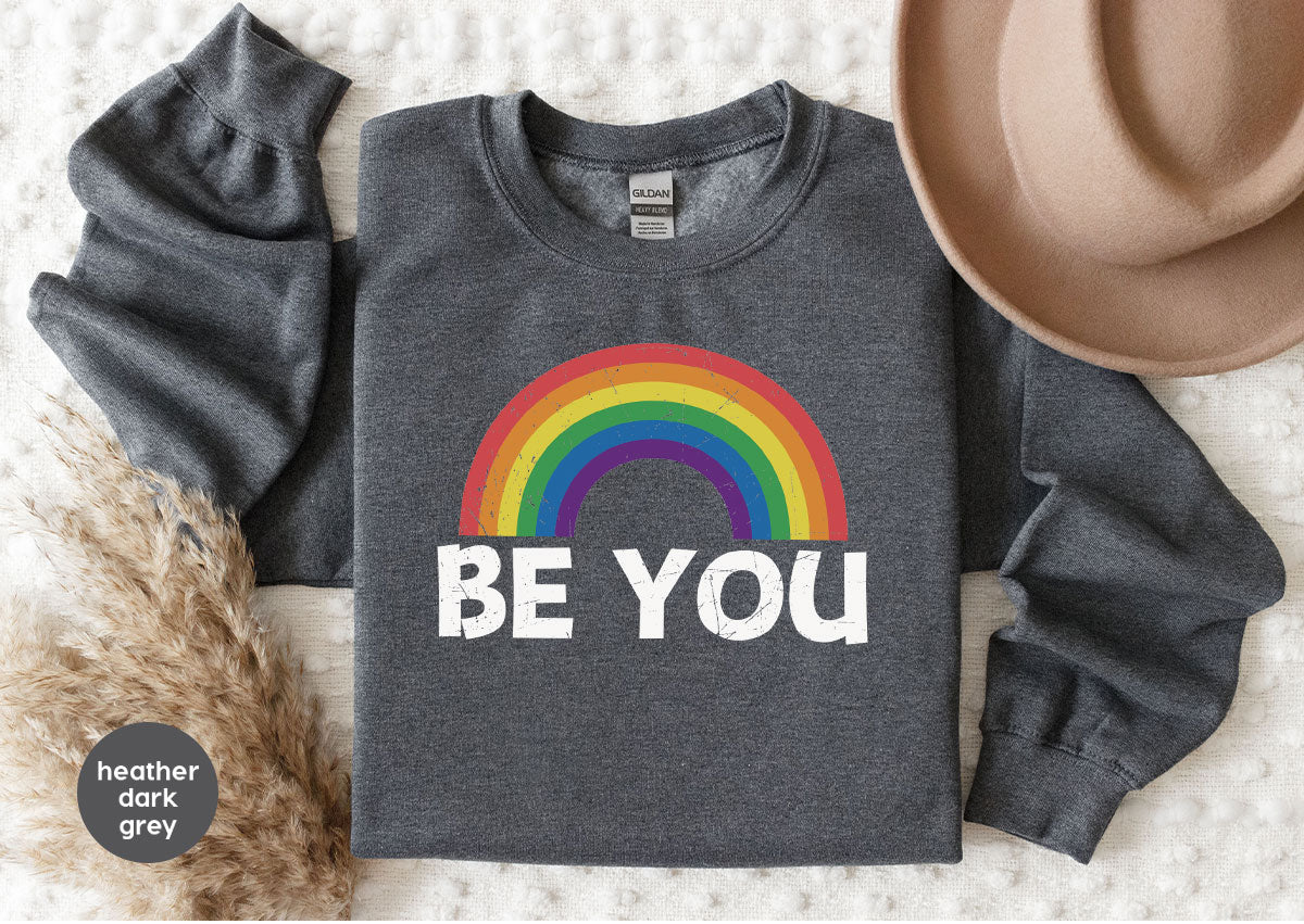 Rainbow T-Shirt, Be You Shirt, LGBT Pride Shirt, LGBT T-Shirt