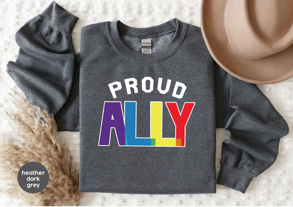 Proud Ally Shirt, LGBT Ally T-Shirt, LGBT Proud Tee