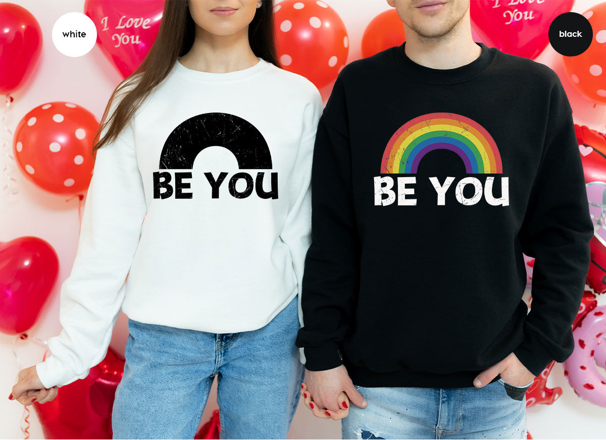 Rainbow T-Shirt, Be You Shirt, LGBT Pride Shirt, LGBT T-Shirt