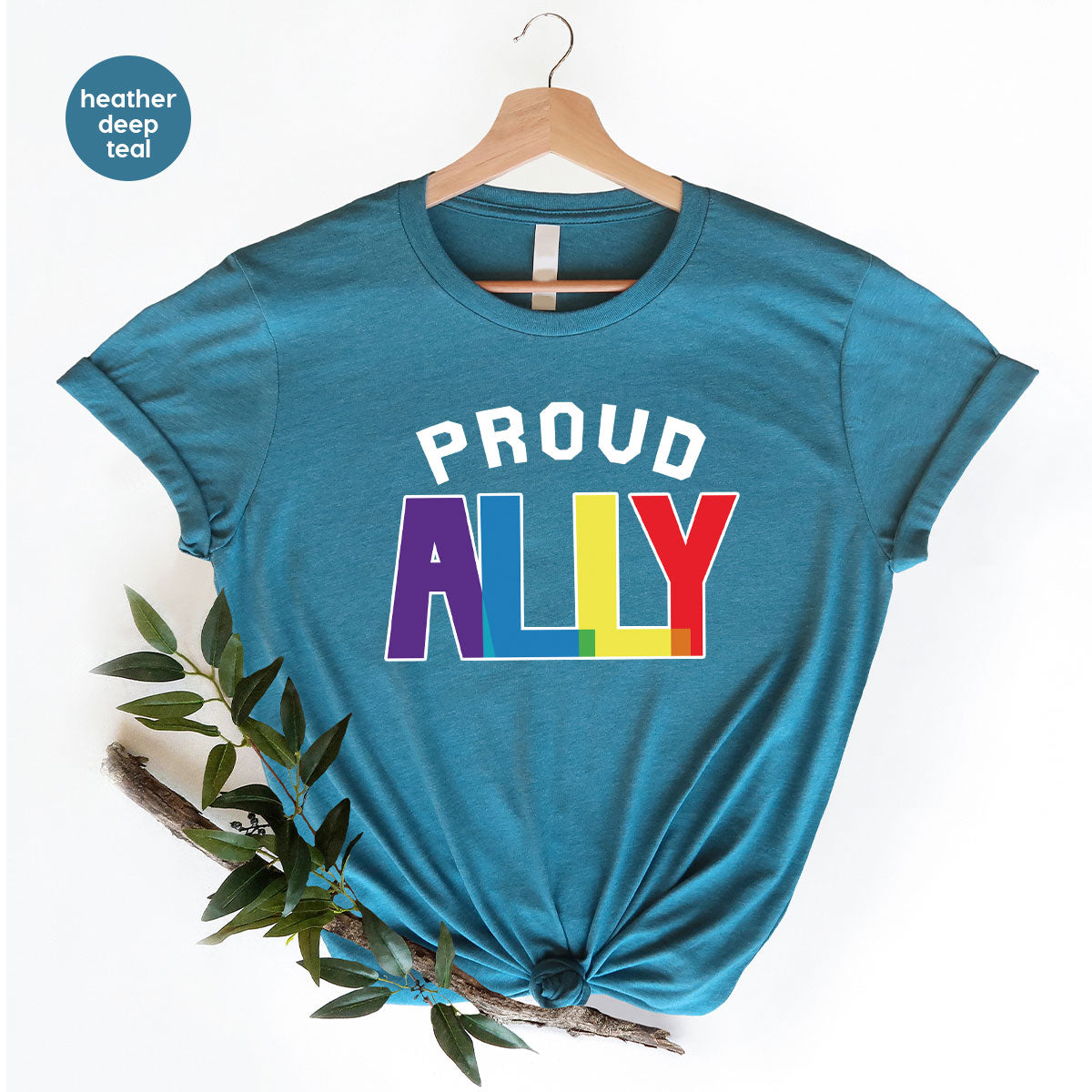 Proud Ally Shirt, LGBT Ally T-Shirt, LGBT Proud Tee