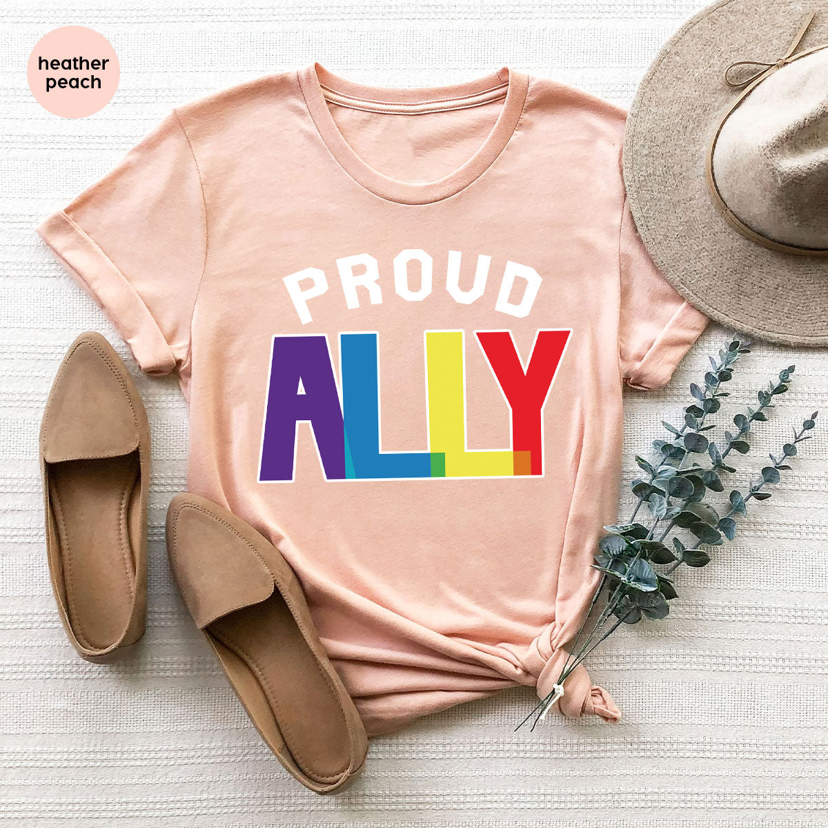 Proud Ally Shirt, LGBT Ally T-Shirt, LGBT Proud Tee