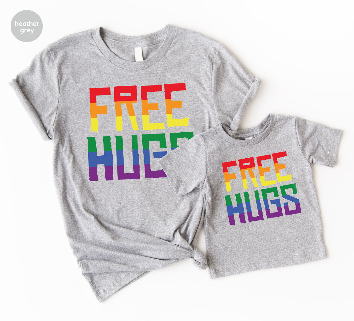 Cute LGBT Shirt, Free Hugs T-Shirt, Lovely Pride T-Shirt for LGBT