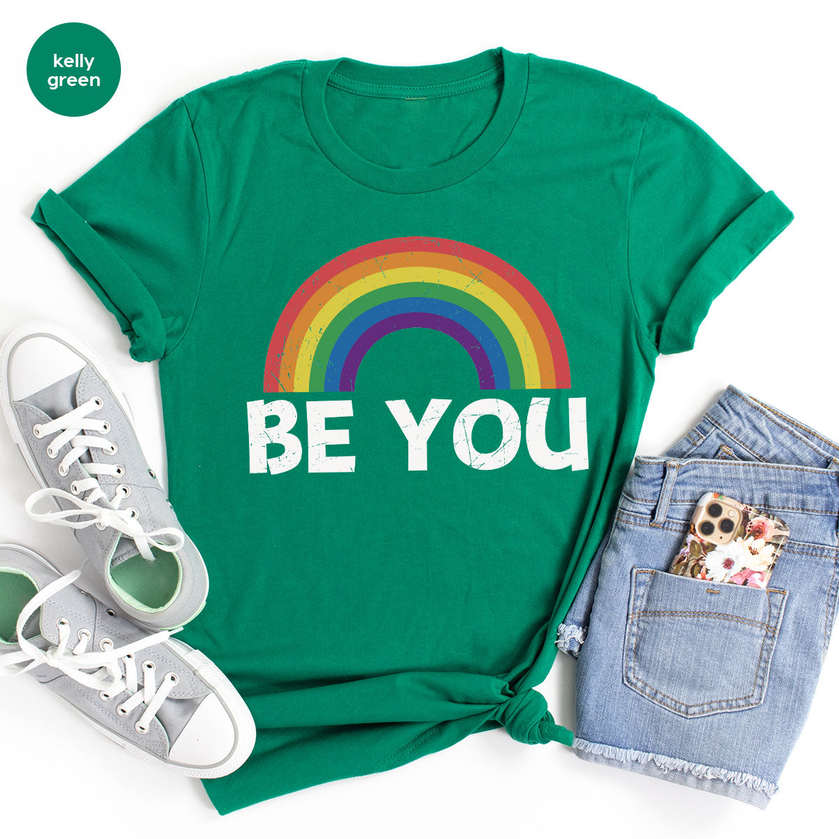 Rainbow T-Shirt, Be You Shirt, LGBT Pride Shirt, LGBT T-Shirt