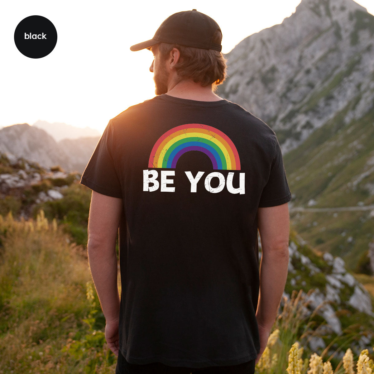 Rainbow T-Shirt, Be You Shirt, LGBT Pride Shirt, LGBT T-Shirt