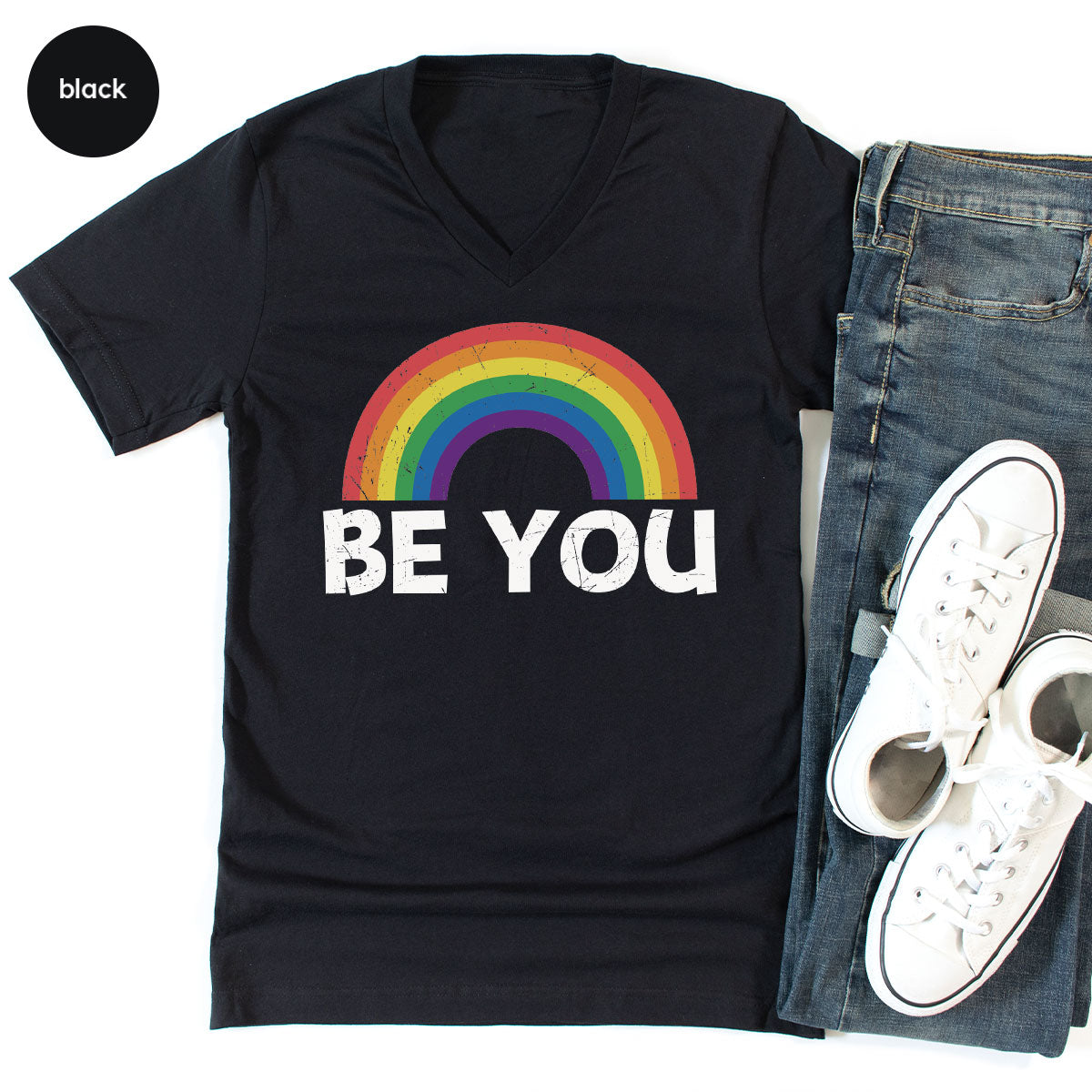 Rainbow T-Shirt, Be You Shirt, LGBT Pride Shirt, LGBT T-Shirt