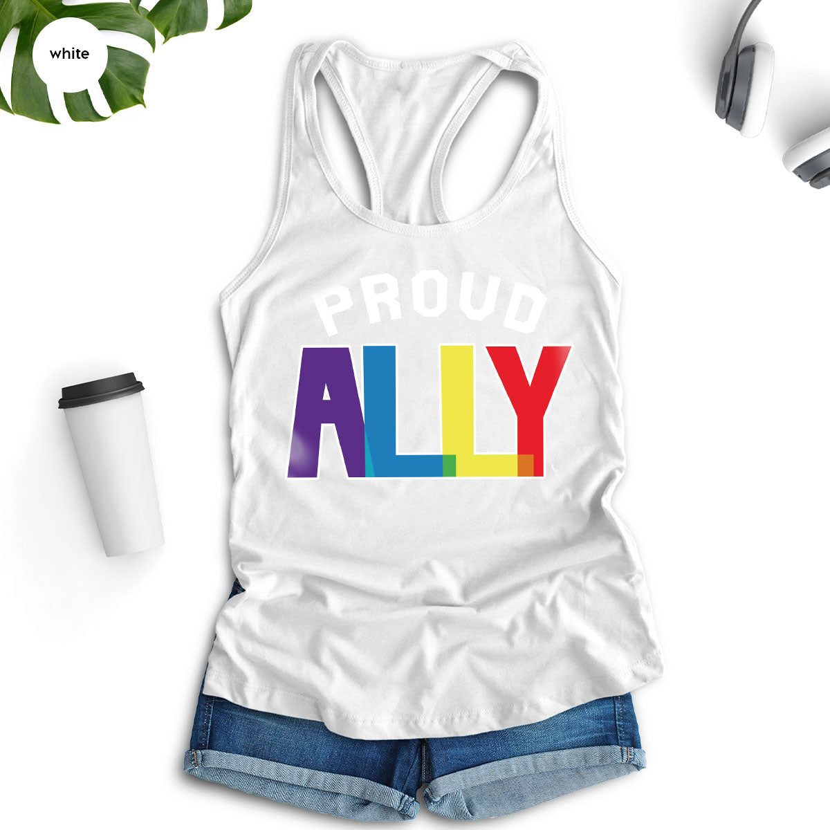 Proud Ally Shirt, LGBT Ally T-Shirt, LGBT Proud Tee