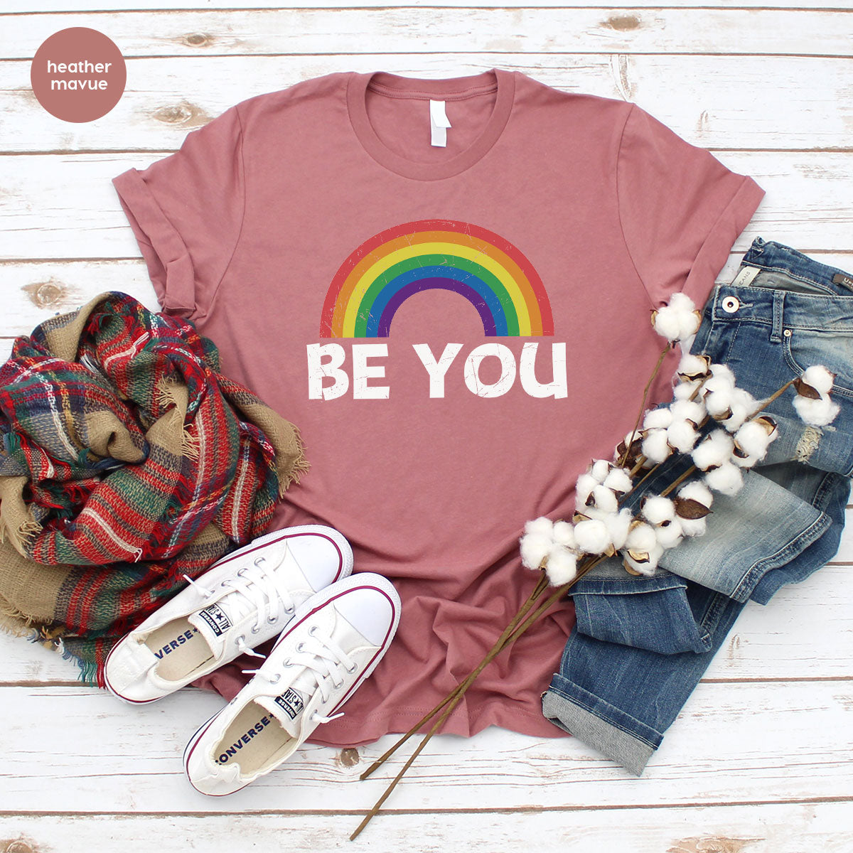 Rainbow T-Shirt, Be You Shirt, LGBT Pride Shirt, LGBT T-Shirt