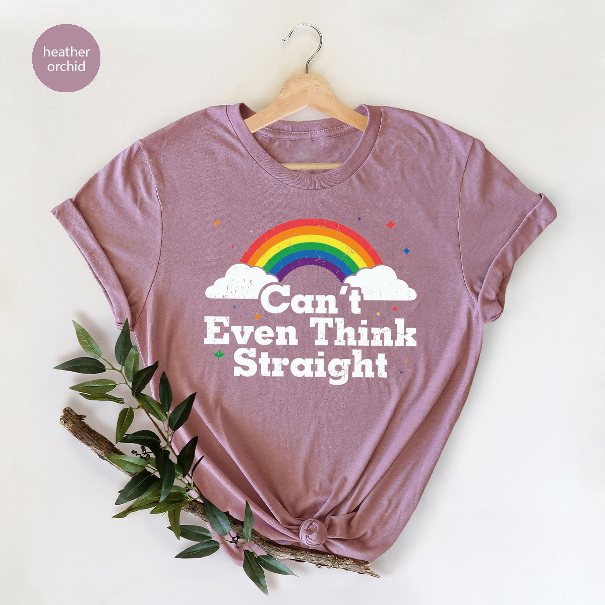 Can I Even Think Straight Shirt, Rainbow T-Shirt, LGBT T-Shirt