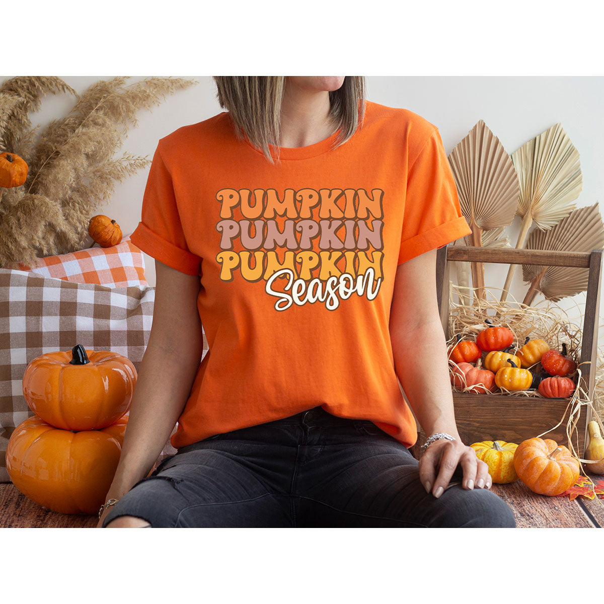 Fall Shirt, Fall Pumpkin Season Shirt, Thanksgiving 2022 T-Shirt, Cute Fall Graphic Tee