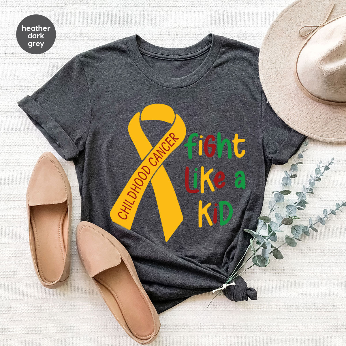 Fighting Like A Kid Shirt, Cancer Fight Shirt, Childhood Canver Fighter t-Shirt, Gift For Cancer Kids