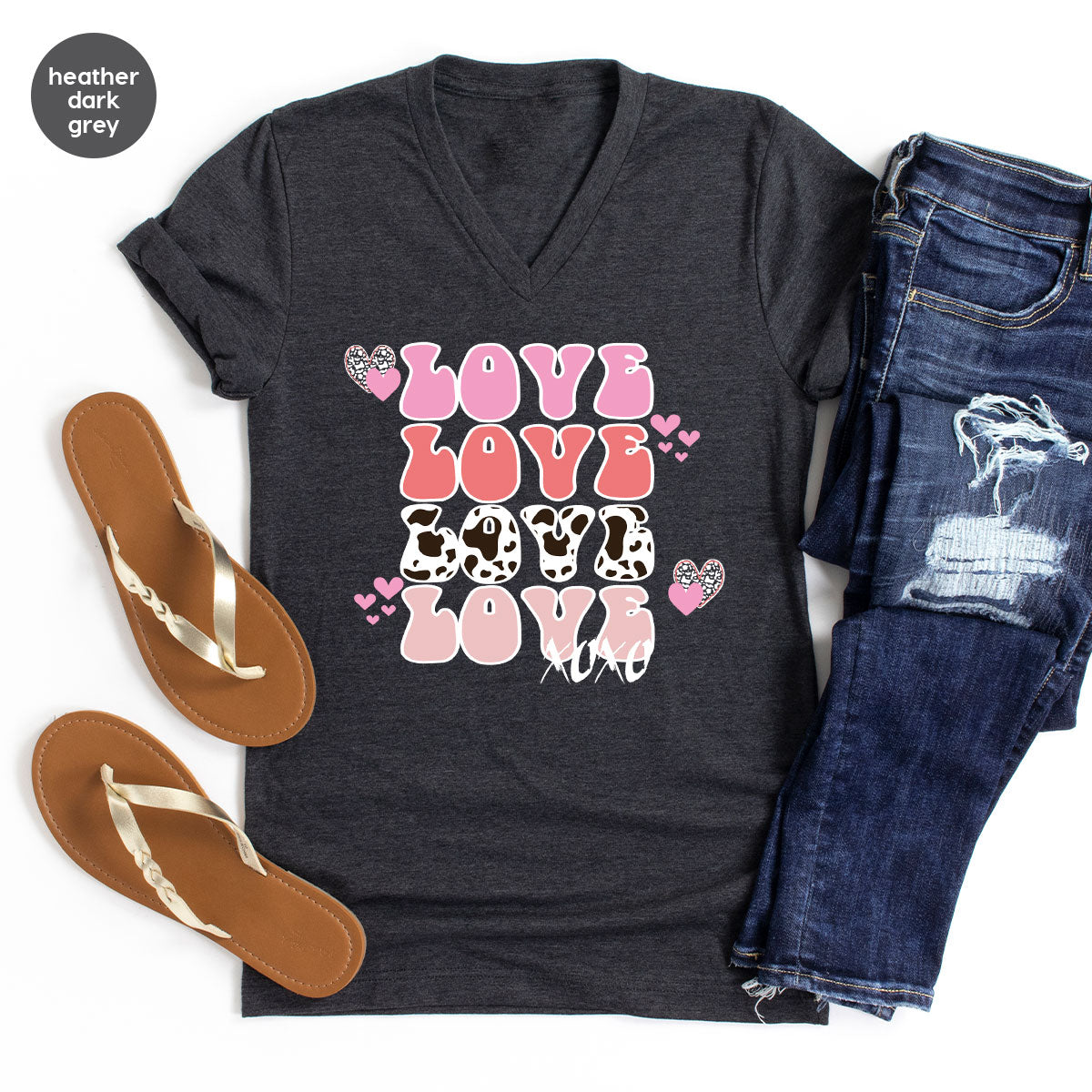 Love Shirt, Love Day T-Shirt, Valentine's Day Tee, 2023 Valentine's Day Gift