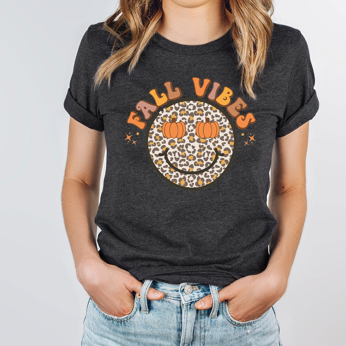 Fall Vibes Smile Shirt, Fall Vibes 2022 T-Shirt, Funny Thanksgiving Tee For 2022