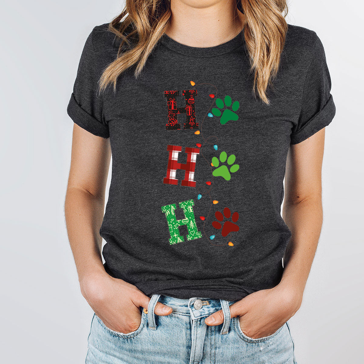 Christmas Cat Shirt, Santa Clause T-Shirt For Cat Mom, Pet Owner Christmas Tee, Dog Christmas Gift