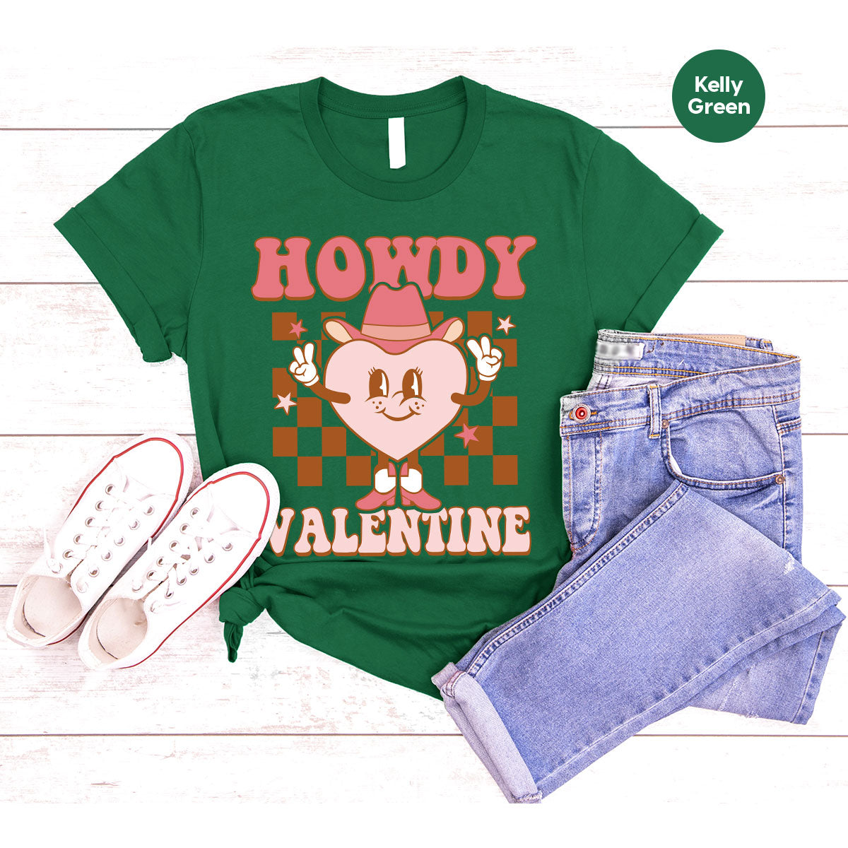 Howdy Valentine Shirt, 2023 Valentine's Day Shirt, Cute Feb 14 Tee