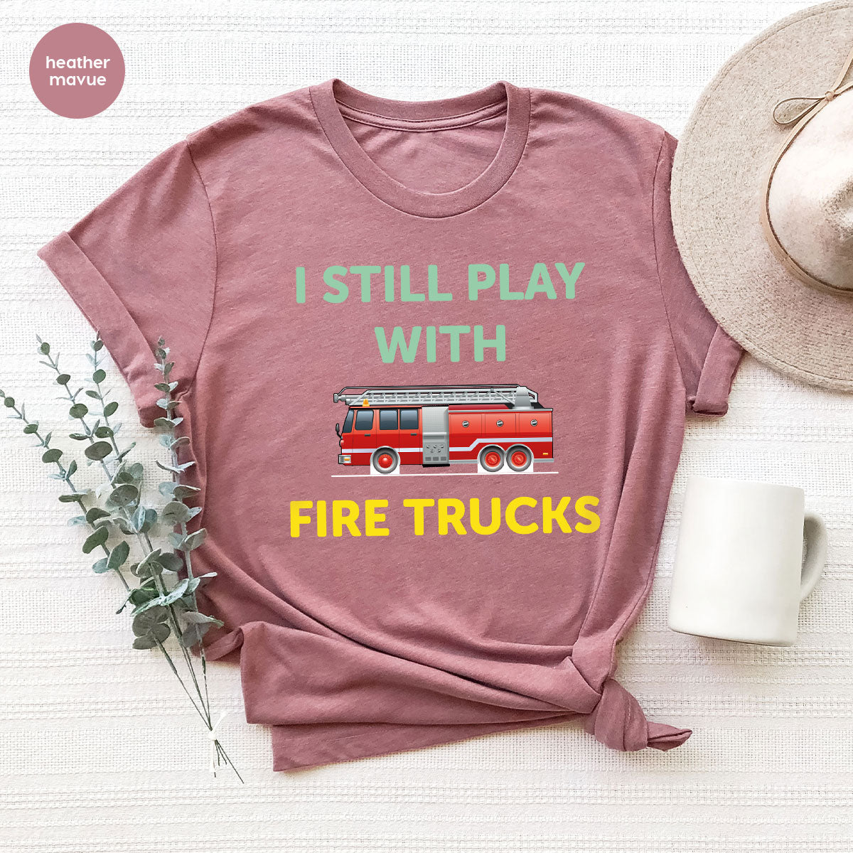 Fire Truck Shirt, Funny Fire Fighter T-Shirt, Fireman Tee