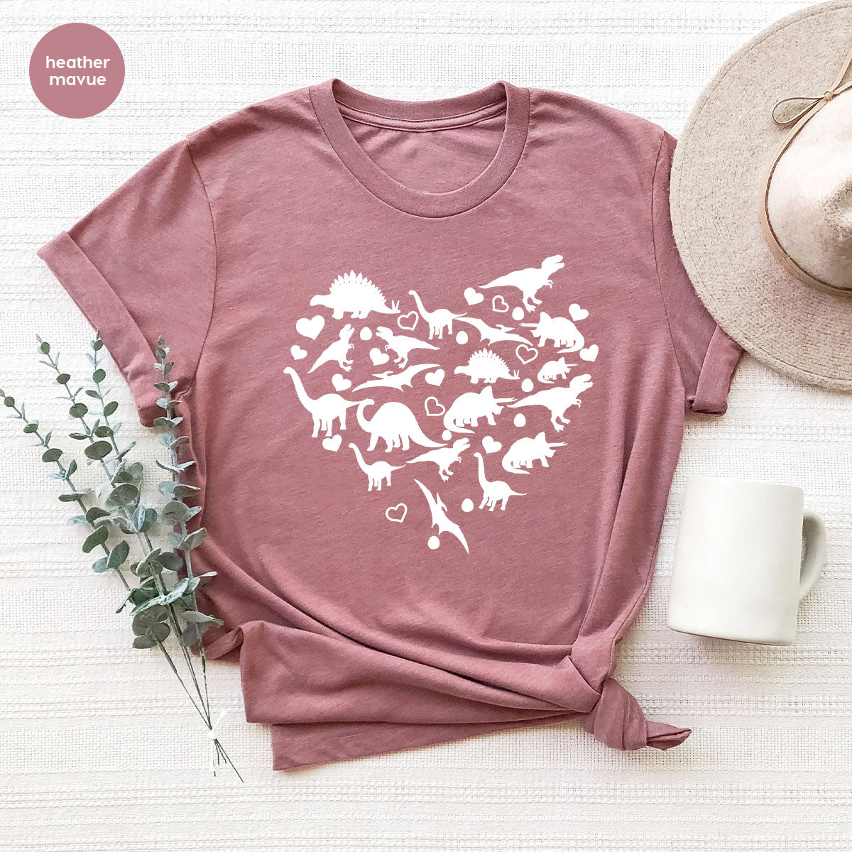 Dinosaur Shirt, Valentine Dinosaur T-Shirt, 2023 Valentine Gift