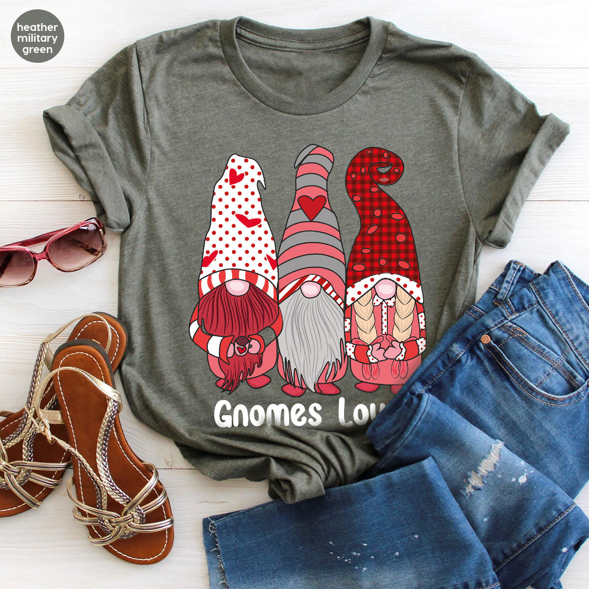 Gnomes Love Shirt, Love 4ever Shirt, Best Love T-Shirt, Valentine's Day Shirt 2023