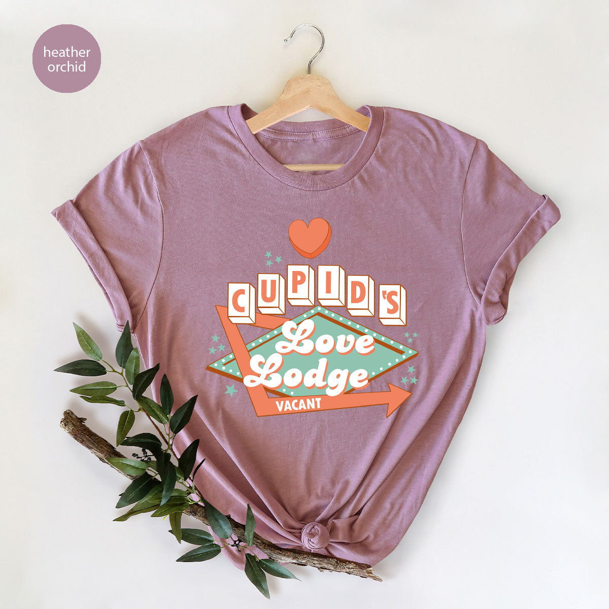 Love Lodge T-Shirt, Valentine's Day Tee, Cupid' Love Lodge Tee, Valentine Shirt