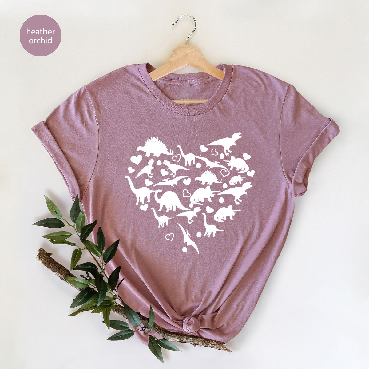 Dinosaur Shirt, Valentine Dinosaur T-Shirt, 2023 Valentine Gift