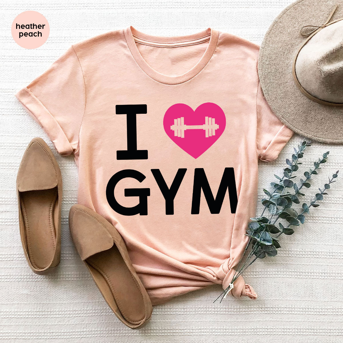 Fitness T-Shirt, GYM Shirt, I Love GYM T-Shirt, T-Shirt For Bodybuilder