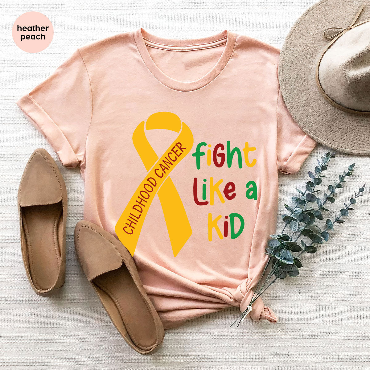 Fighting Like A Kid Shirt, Cancer Fight Shirt, Childhood Canver Fighter t-Shirt, Gift For Cancer Kids