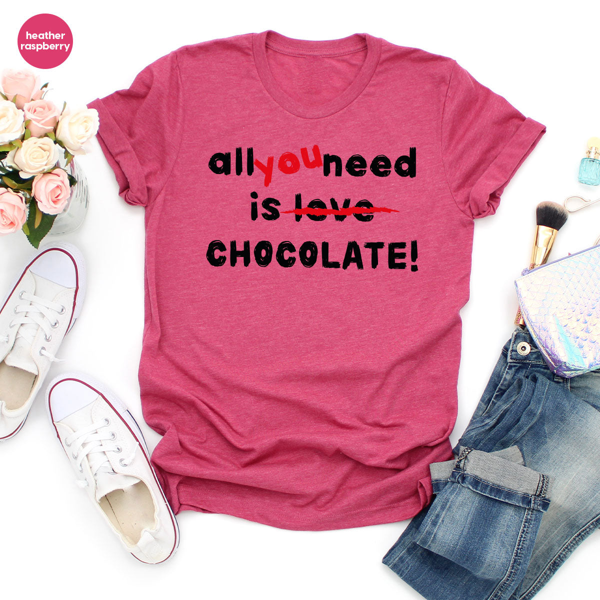 Anti Love Shirt, Chocolate T-Shirt, Anti Valentine's Day T-Shirt