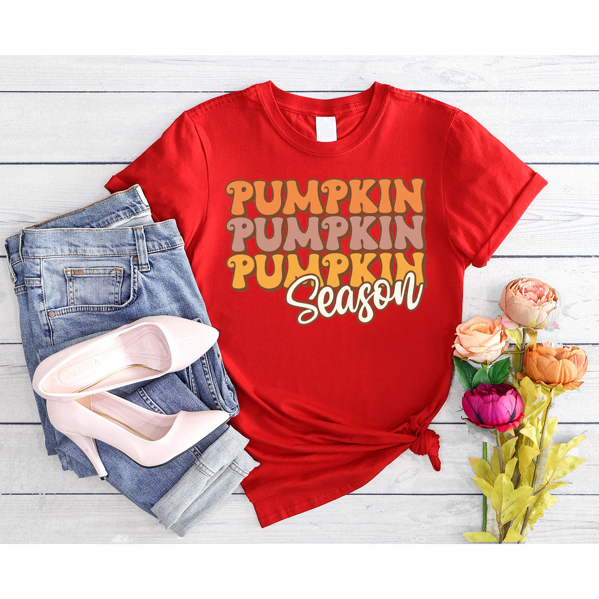 Fall Shirt, Fall Pumpkin Season Shirt, Thanksgiving 2022 T-Shirt, Cute Fall Graphic Tee